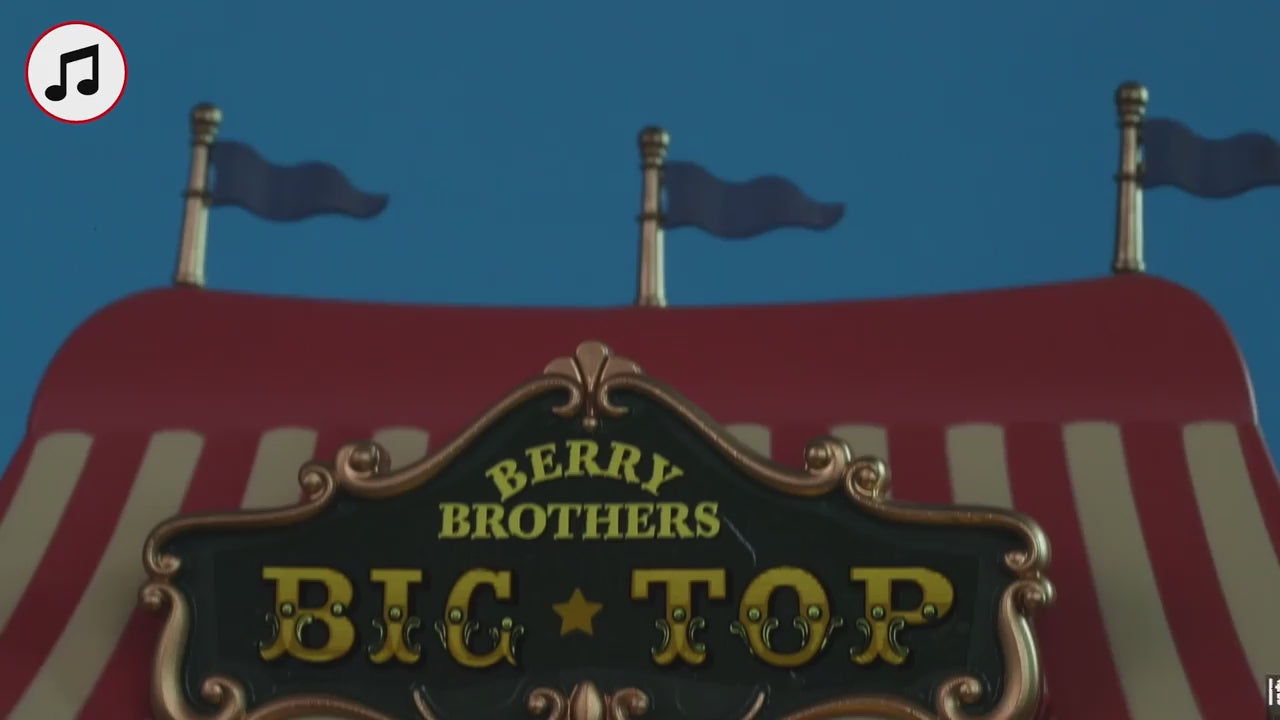 Lemax Berry Brothers Big Top Carnival Sights and Sounds Animated Building #55918