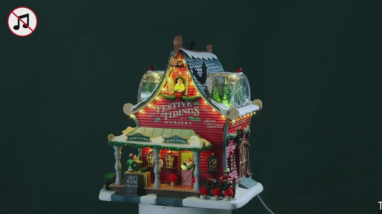 LEMAX Festive Tidings Nursery, Battery-Operated (4.5V) #55350