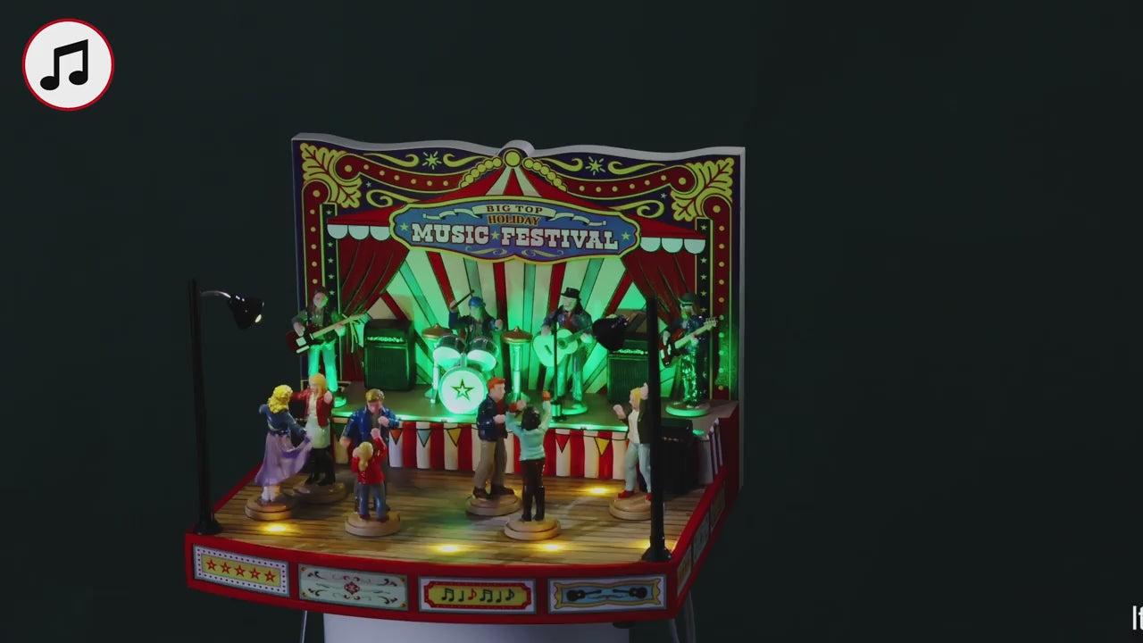 Lemax Big Top Holiday Music Festival Sights and Sounds Carnival Piece #64632