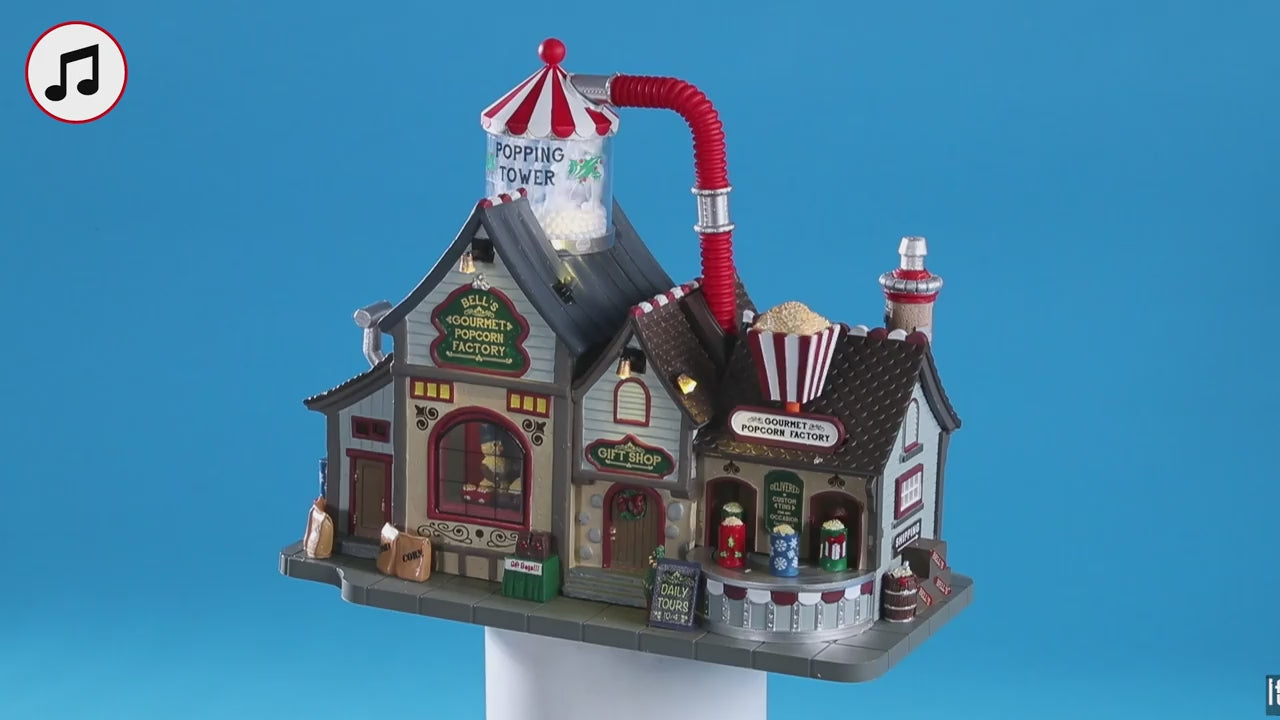 LEMAX Bell's Gourmet Popcorn Factory, with 4.5V Adaptor  #75188