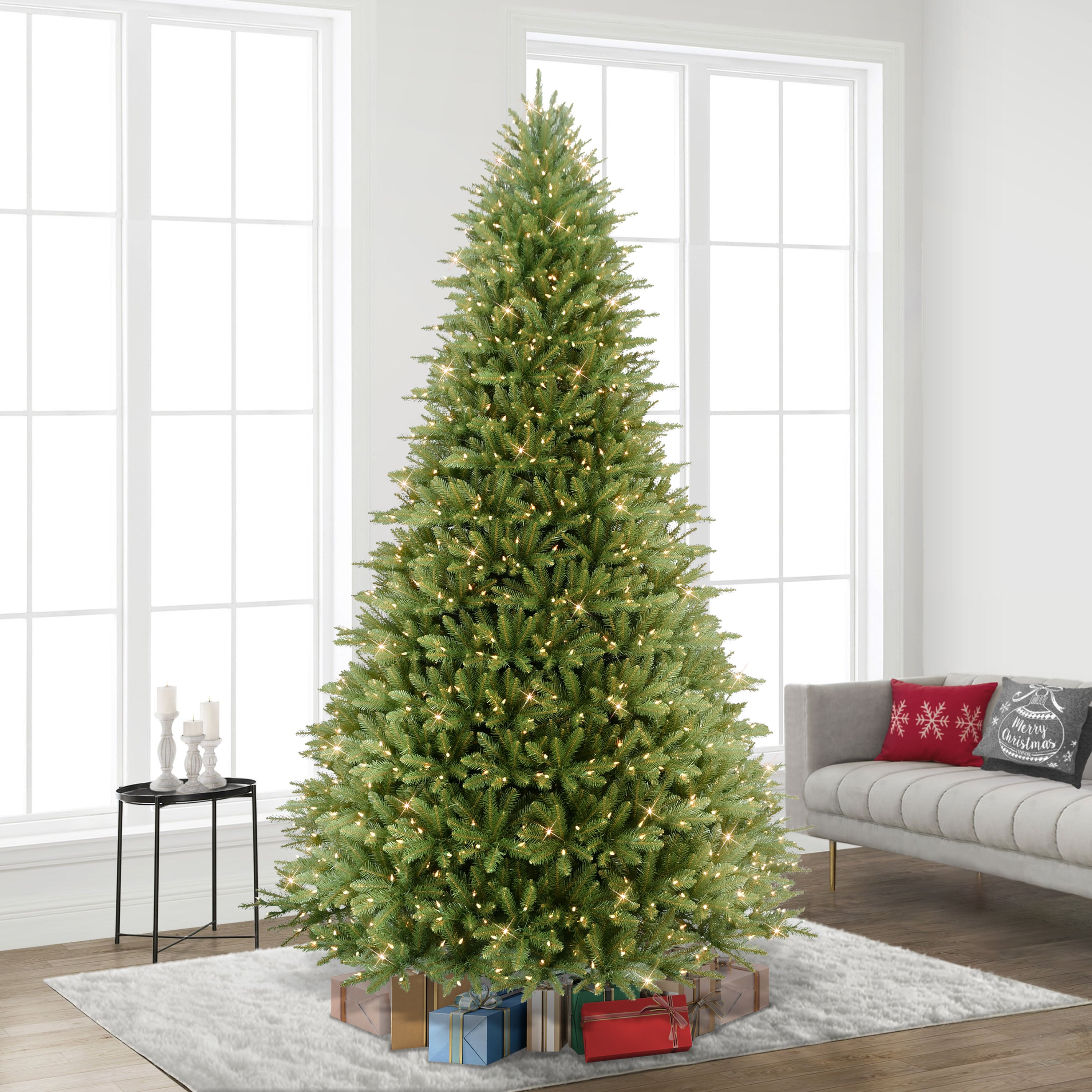 10ft Pre-Lit Fraser Fir Christmas Tree