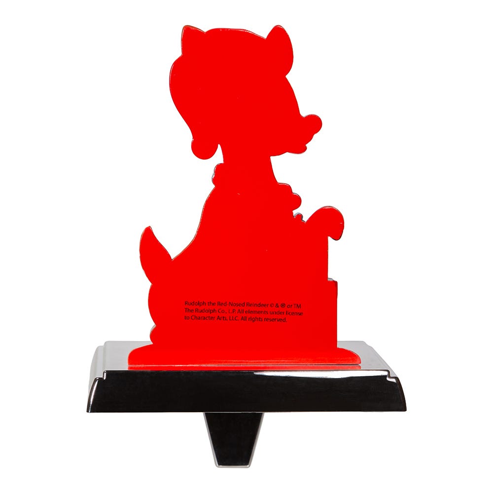 Kurt Adler 6.5-Inch Rudolph with Presents Stocking Holder