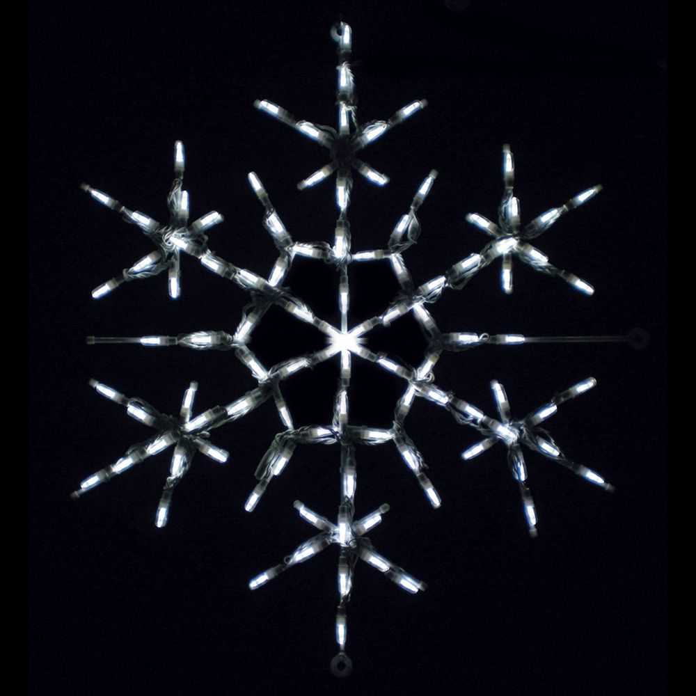 Brite Ideas 30" Starpoint Snowflake LED Display Set of 3 SF1