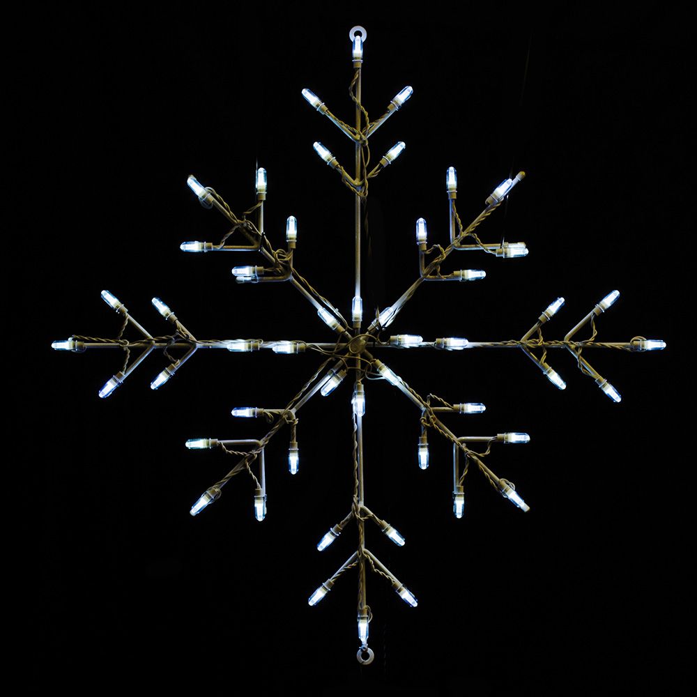 Brite Ideas 30" Classic Branch Snowflake LED Display Set of 3 SF24