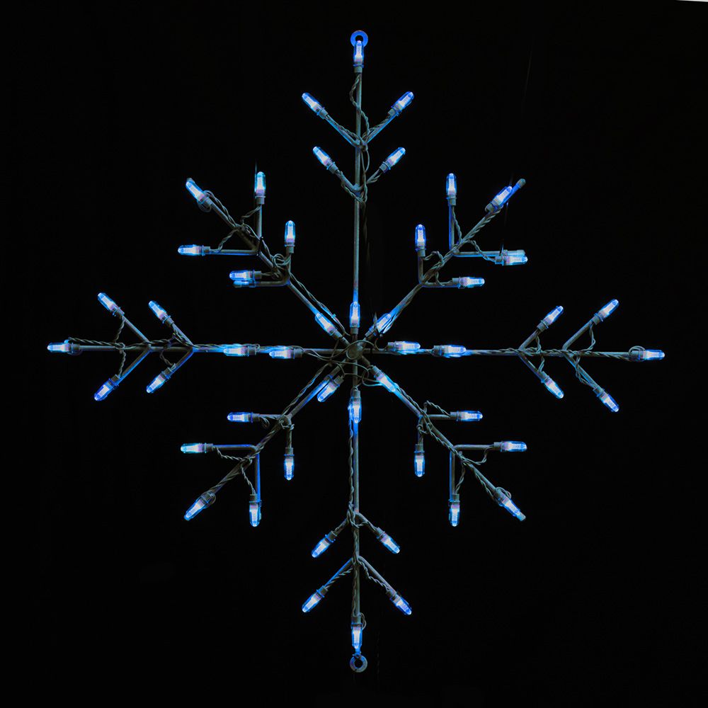 Brite Ideas 30" Classic Branch Snowflake LED Display Set of 3 SF24
