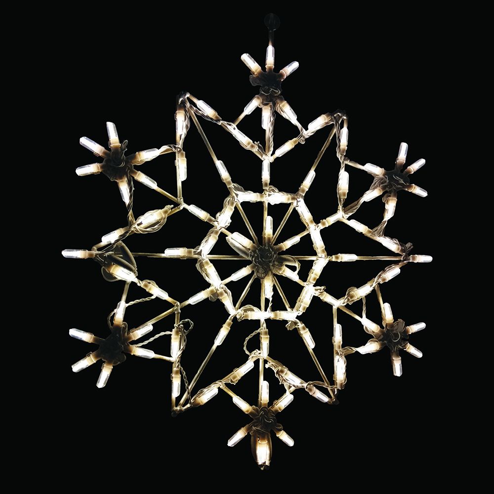 Brite Ideas 30" Crystal Snowflake LED Display Set of 3 SF3