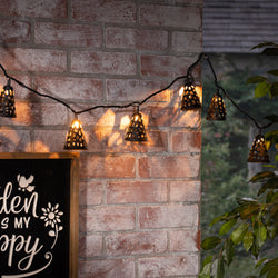 6 ft. Decorative Die Cut  Cone Patio String Lights