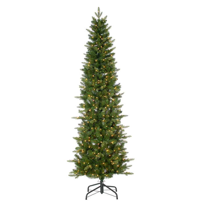 Sterling 7.5 ft. Pre Lit Clear UL Natural Cut Narrow Saginaw Spruce #5625--75C