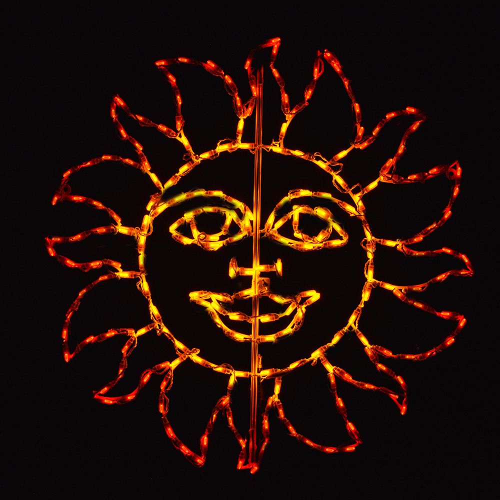 Brite Ideas 39" Blazing Sun Summer LED Display SUN
