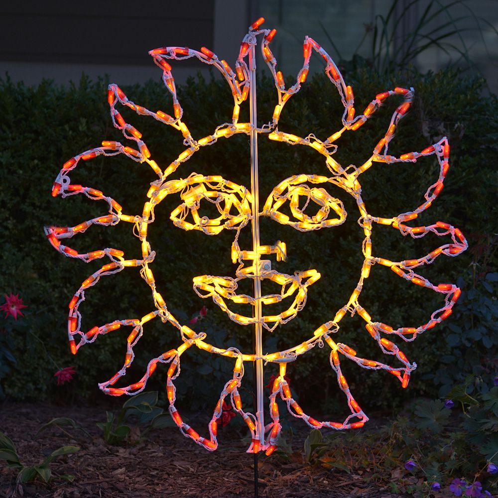 Brite Ideas 39" Blazing Sun Summer LED Display SUN