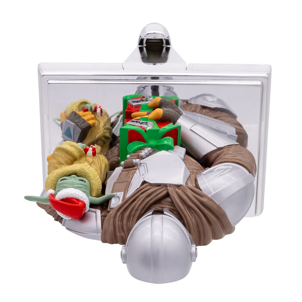 Kurt Adler 6-Inch Star Wars Mandalorian and The Child Stocking Holder