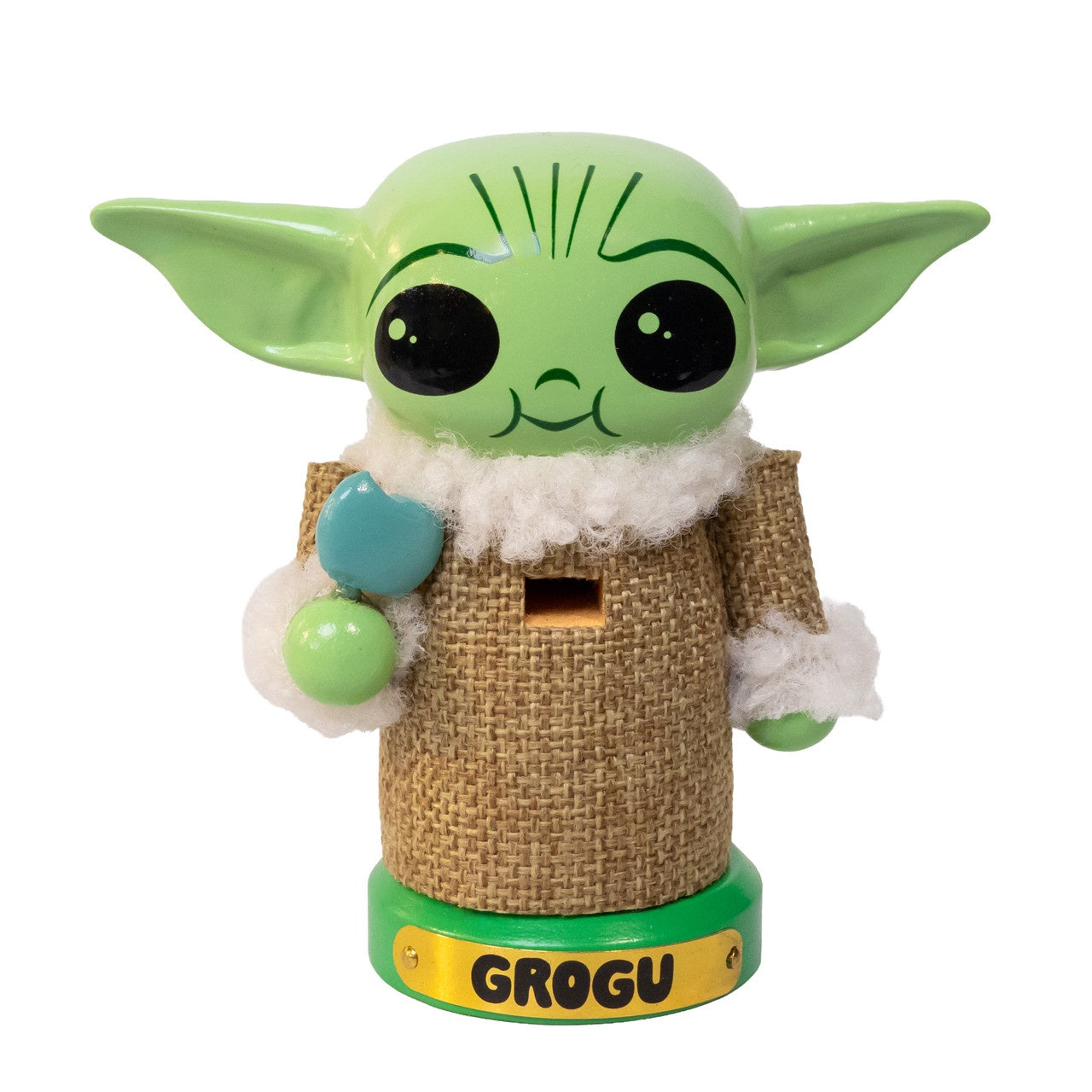 Kurt Adler Star Wars Little Legends Grogu Nutcracker #SW6262M