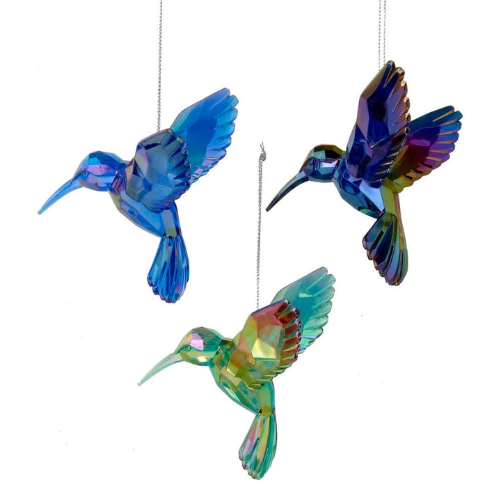 4.25" Hummingbird Ornament, 3 Assorted #T1509