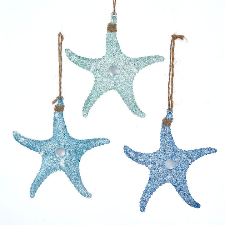 5" Starfish Ornament, 3 Assorted #T3270