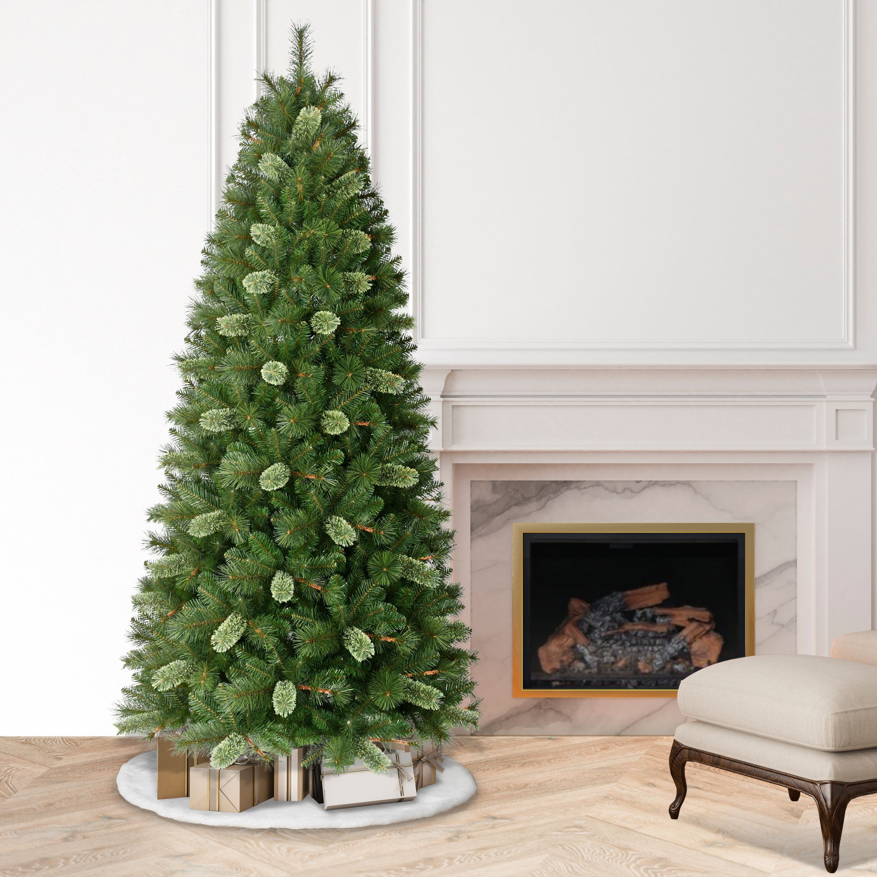 7.5' Slim Teton Pine Christmas Tree