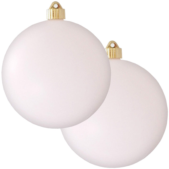 Christmas by Krebs Cloud White 6 in Shatterproof Christmas Ornament Set of 2 #KBX04782