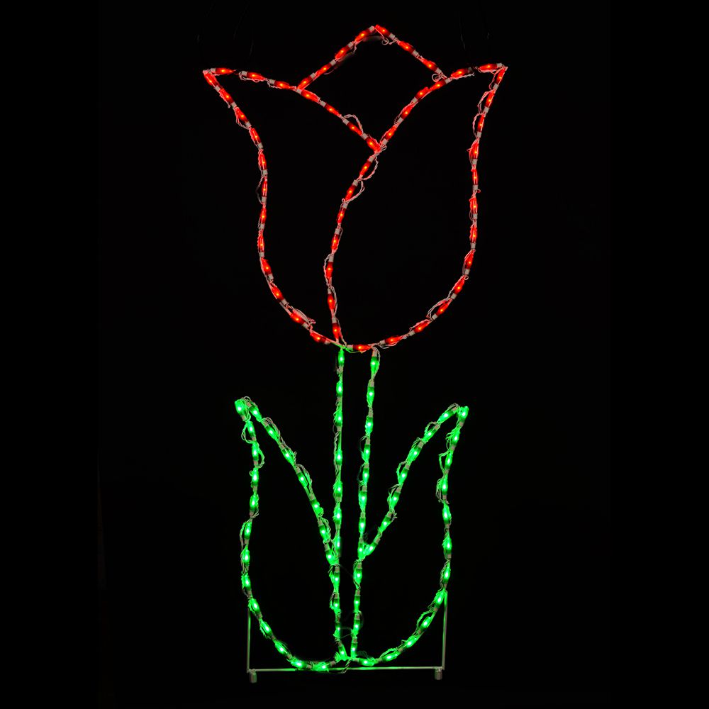 Brite Ideas 51" Tulip Flower LED Display TLP42
