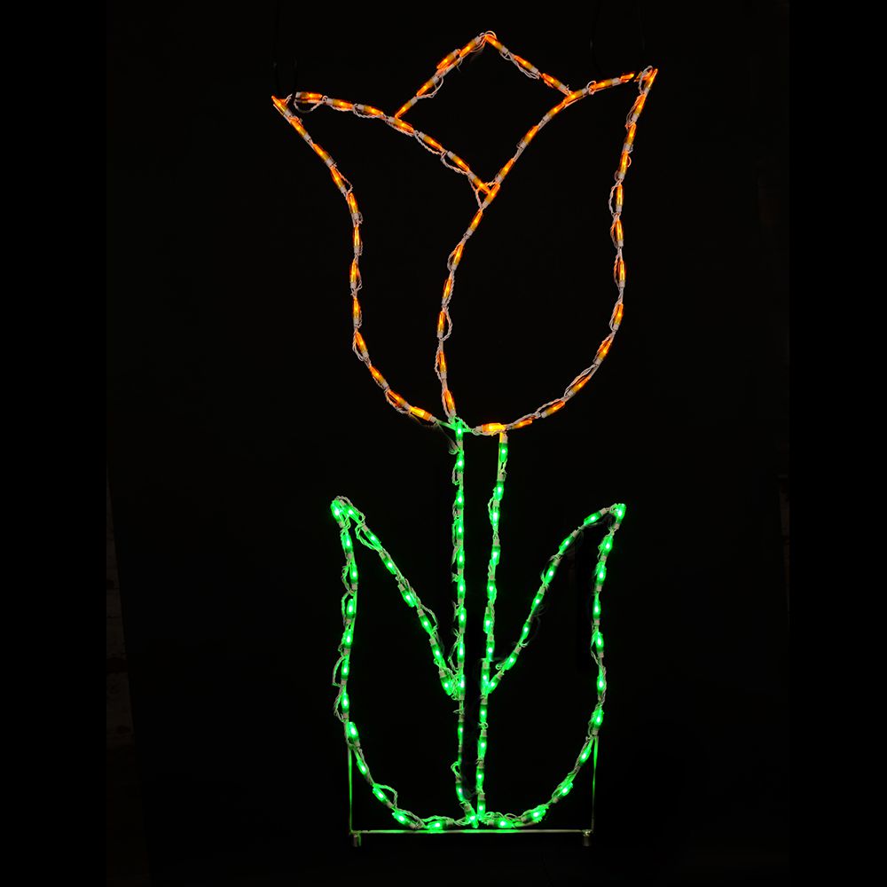 Brite Ideas 51" Tulip Flower LED Display TLP42