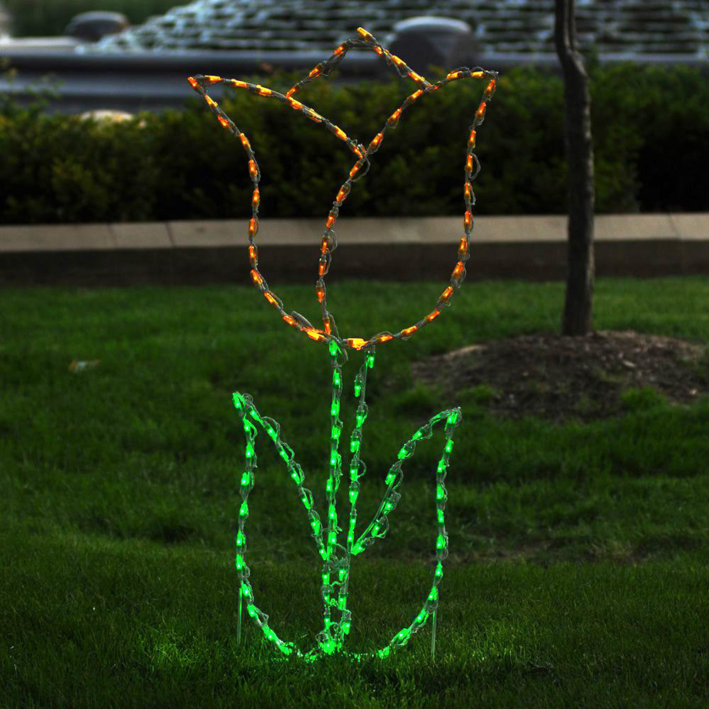 Brite Ideas 51" Tulip Flower LED Display TLP42