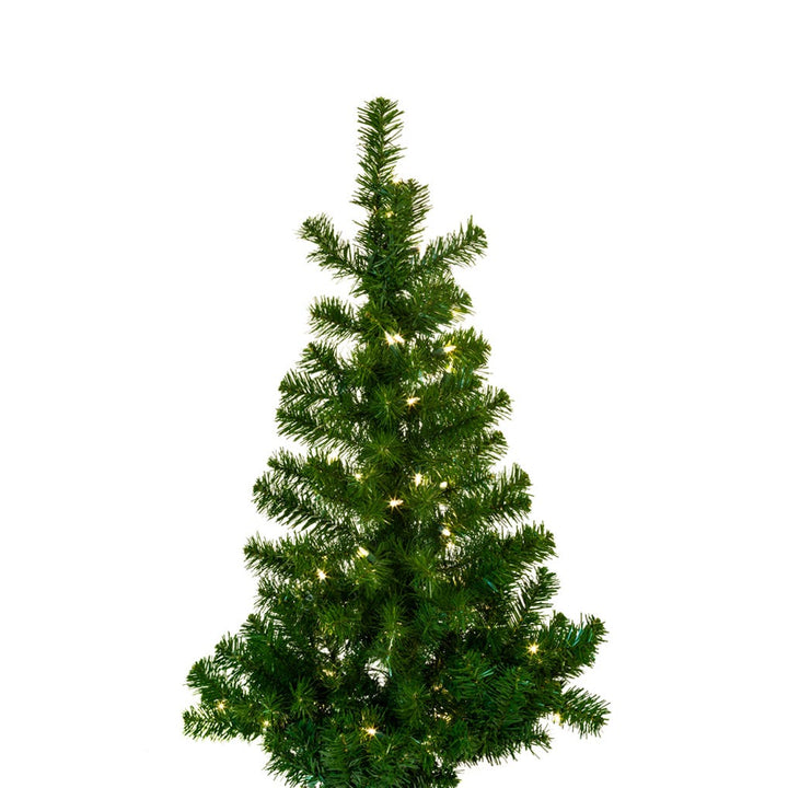 Kurt Adler 36-Inch Pre-Lit Norway Pine Wall Tree