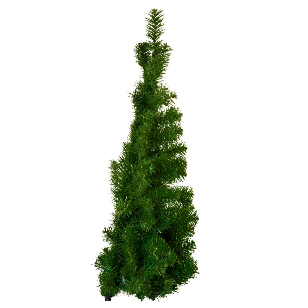 Kurt Adler 36-Inch Pre-Lit Norway Pine Wall Tree