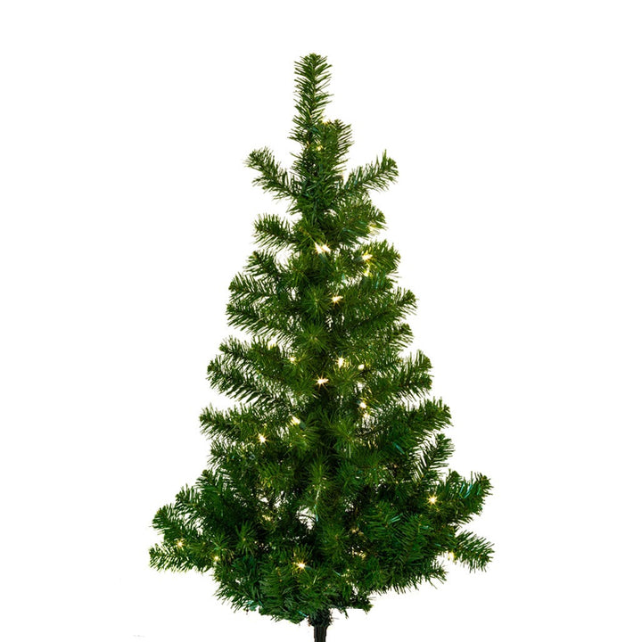 Kurt Adler 4-Foot Pre-Lit Norway Pine LED Wall Tree 