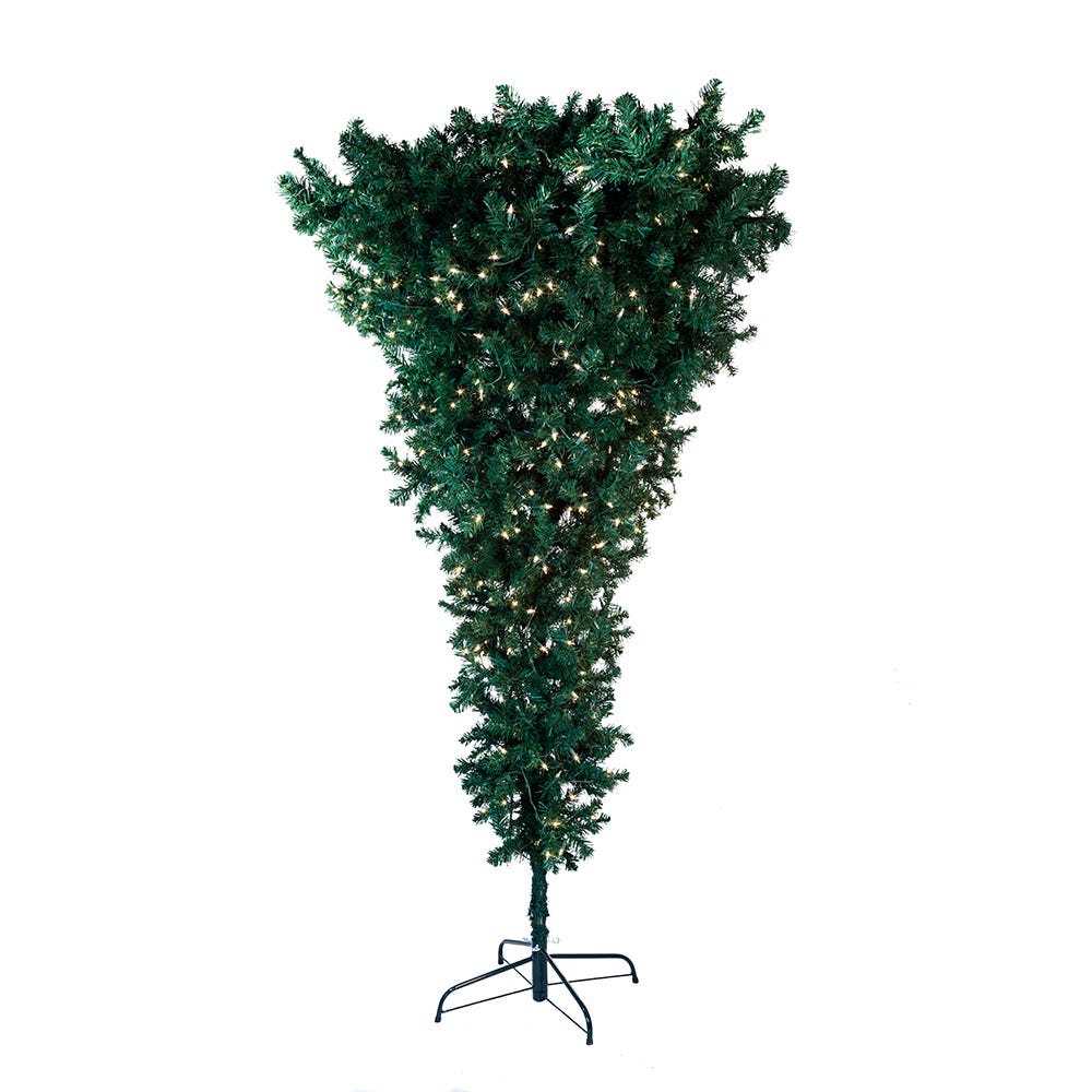 Kurt Adler 8.5-Foot Pre-Lit Upside Down Pine Tree TR1426