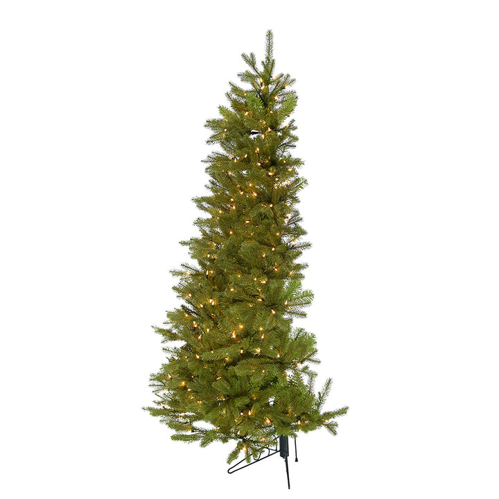 Kurt Adler 6-Foot Pre-Lit PE Half Tree with Stand 