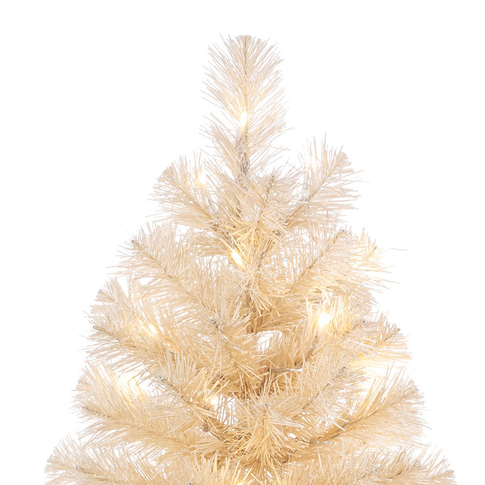 Kurt Adler 3-Foot Pre-lit LED Twinkle Cream Colored Tree