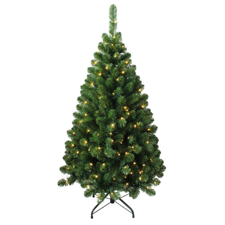 Kurt Adler 4.5-Foot Pre-Lit LED Green Pine Christmas Tree