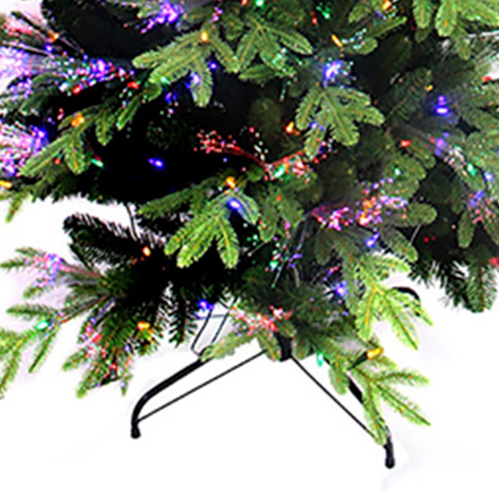 Kurt Adler 7-Foot Northern Light Tree with Fiber-Optics and Multi-Color LED Lights