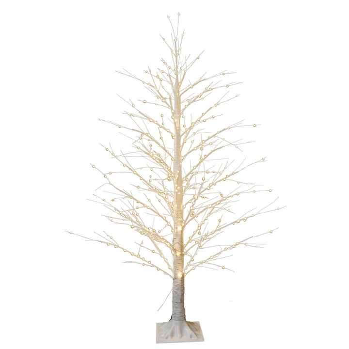 Kurt Adler 5-Foot White Birch Twinkle Warm White Fairy LED Twig Tree