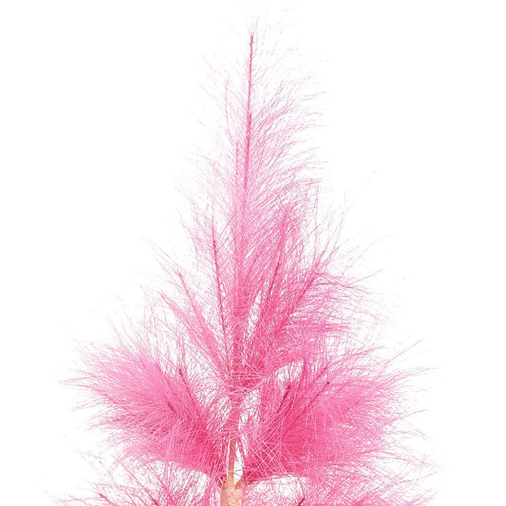 Kurt Adler 39-Inch Pink Colored Pampas Grass Tree