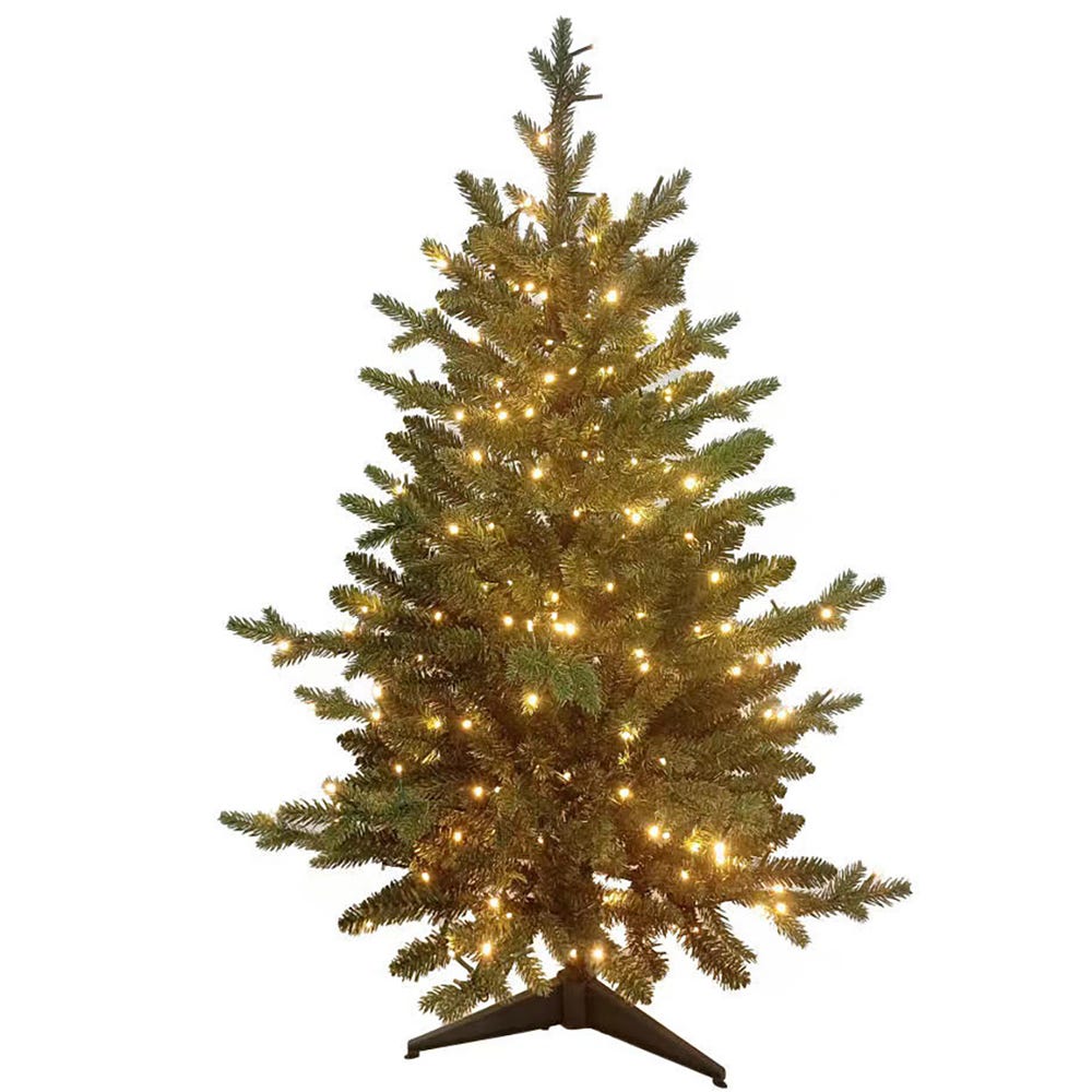 Kurt Adler 3-Foot Pre-lit Warm White LED Noble Fir Tree