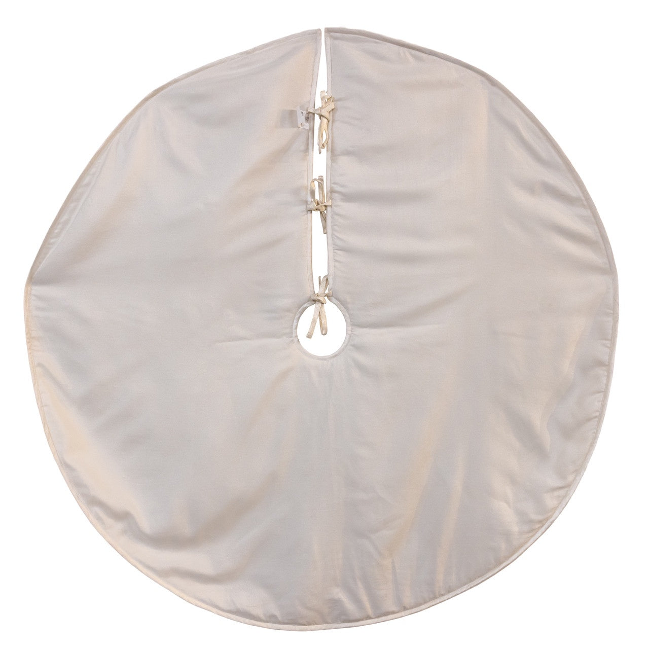 Kurt Adler 48" Silver Jacquard Tree Skirt #TS0336