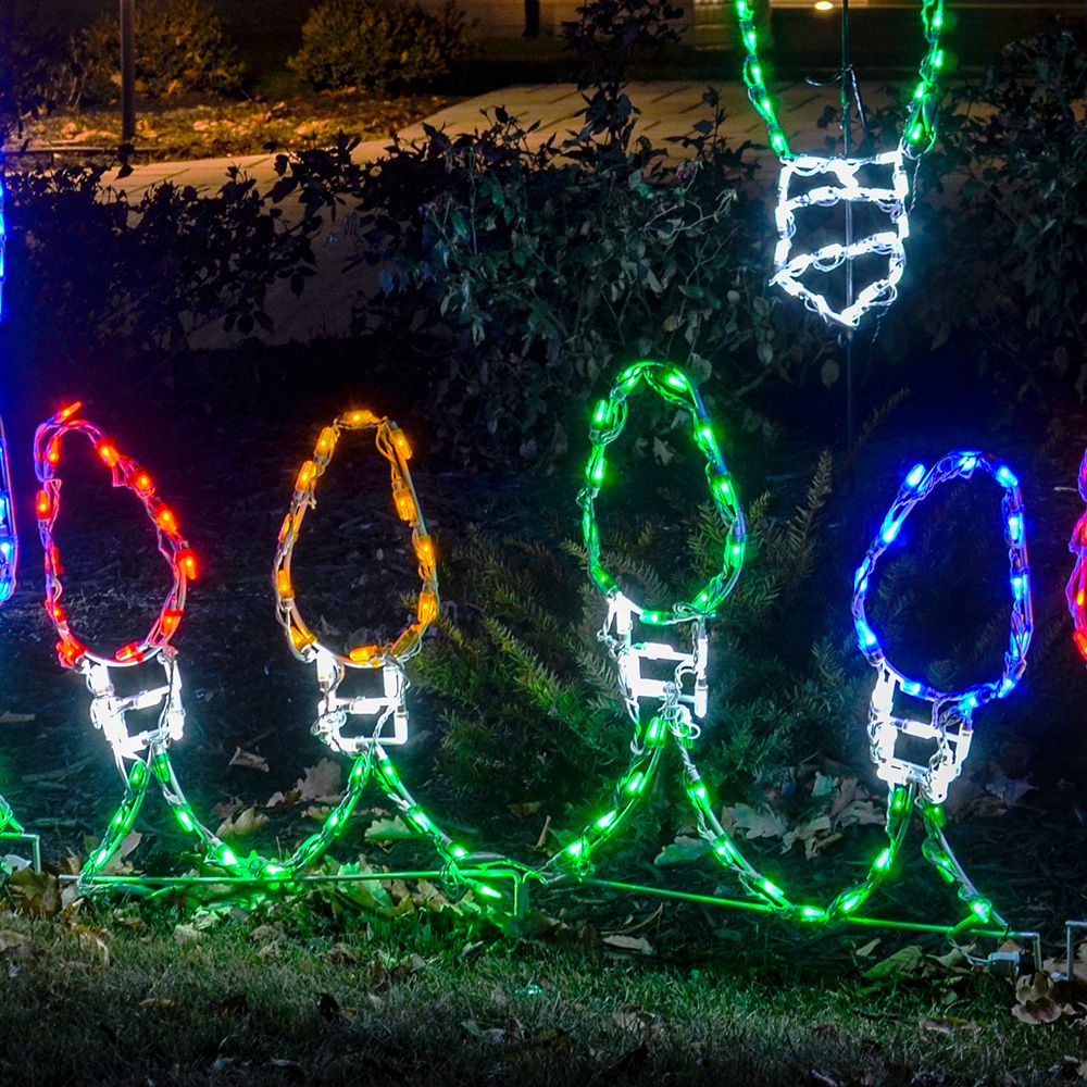 Brite Ideas 48" Giant Christmas Light Bulbs LED Display UB40