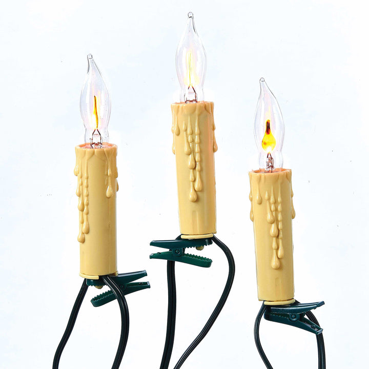 Kurt Adler 7-Light Flicker Flame Candle Light Set