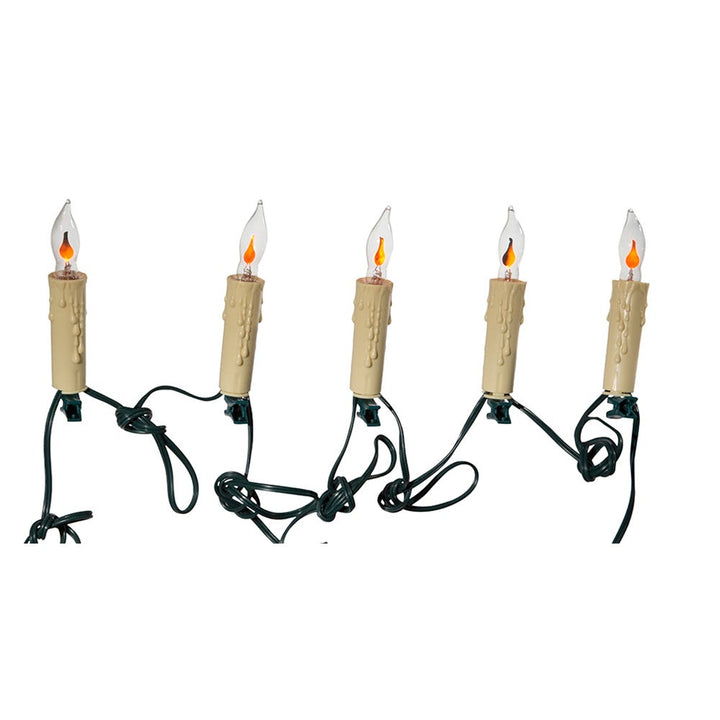 Kurt Adler UL 7-Light Flicker Flame Candle Light Set