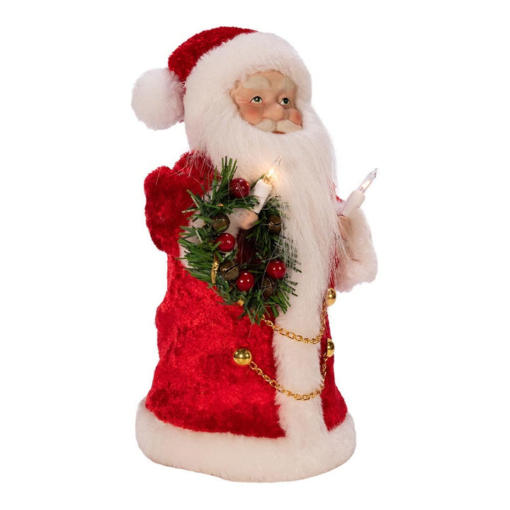 Kurt Adler 10-Inch UL 10-Light Santa Treetop