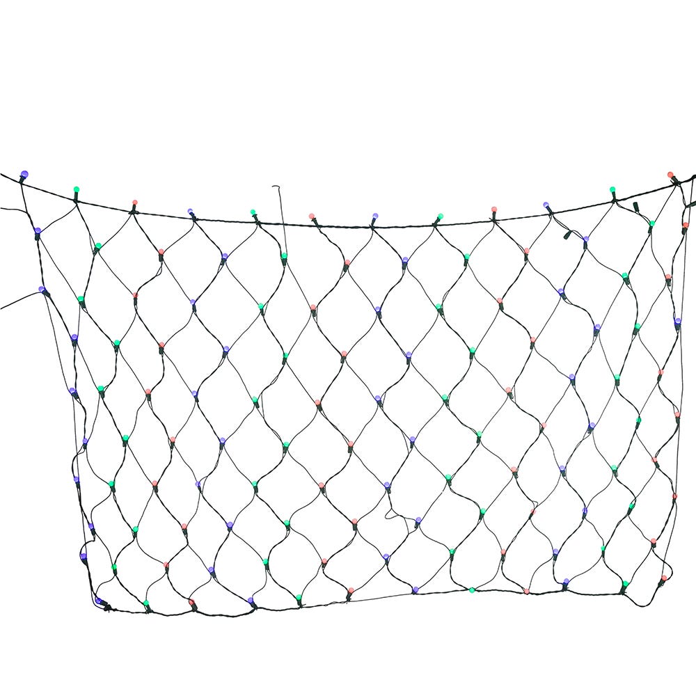 Kurt Adler 120-Light Frosted with Color Changing 8-Function Net Set UL1724