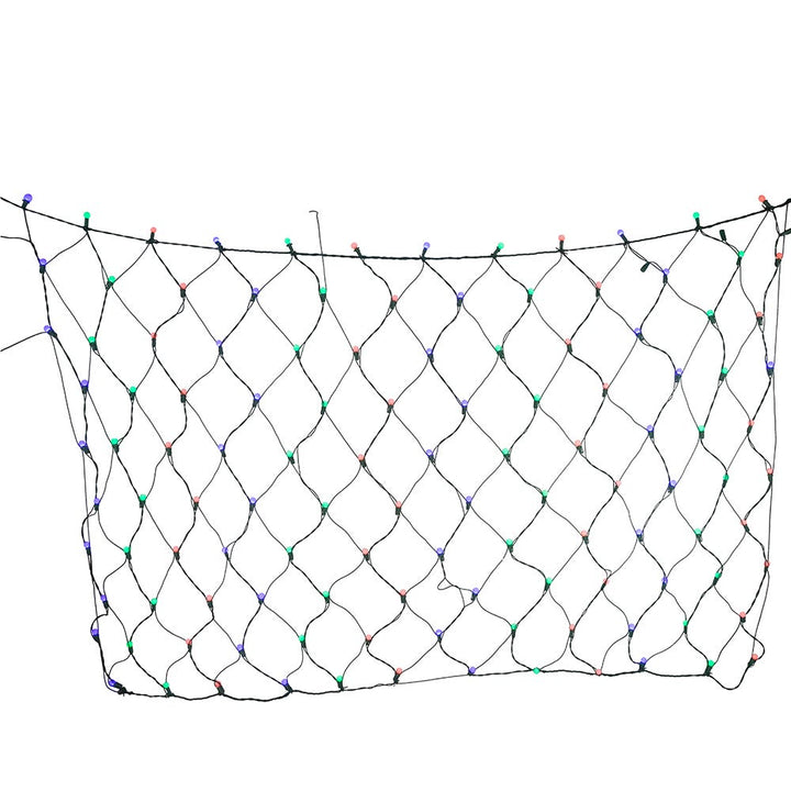 Kurt Adler 120-Light Frosted with Color Changing 8-Function Net Set UL1724