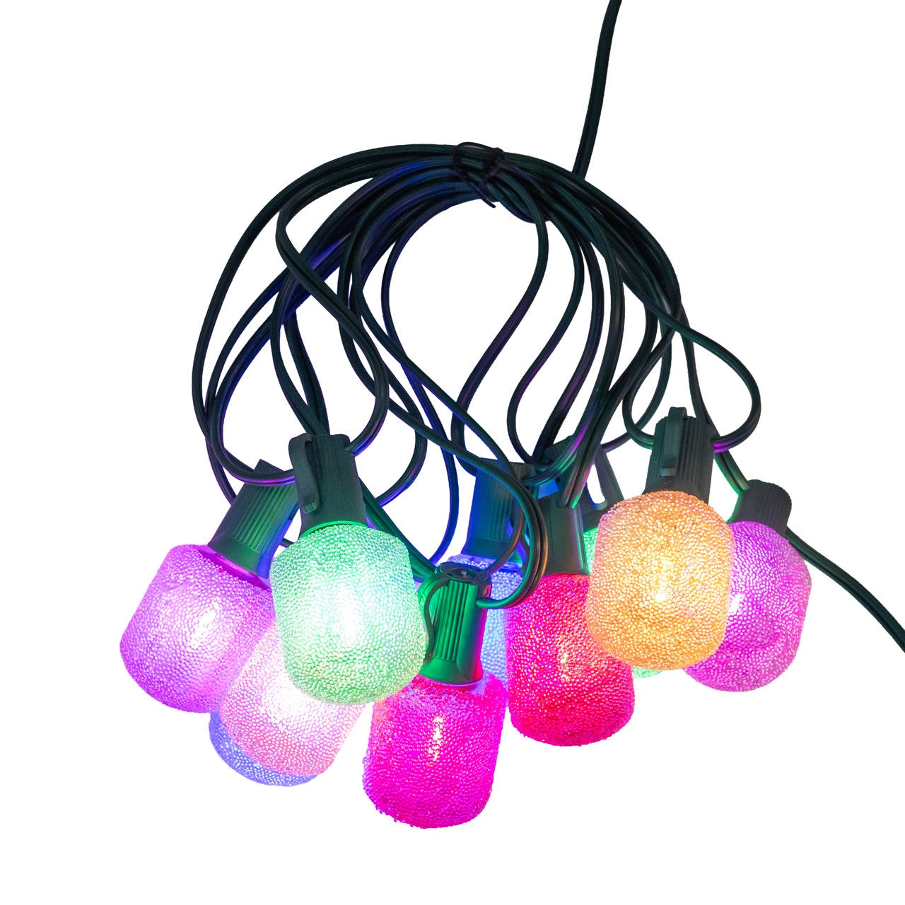 Kurt Adler 11' UL 10L LED Multicolor Gumdrop Light Set #UL1758