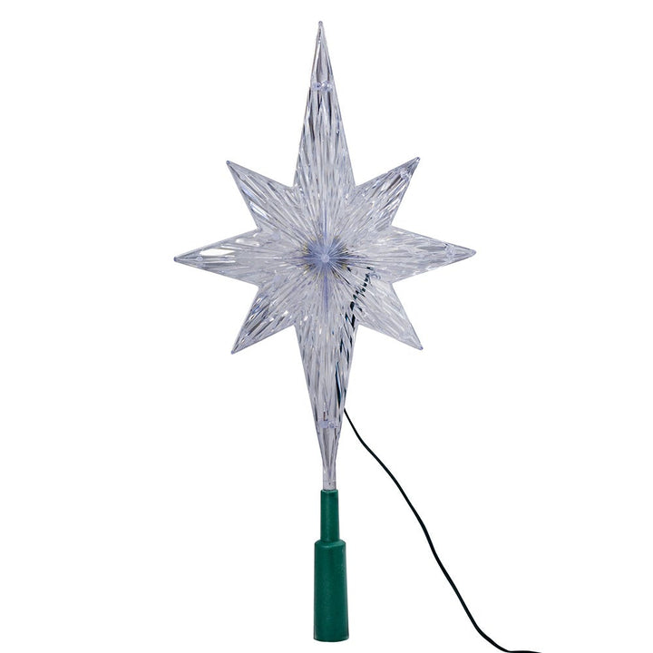 Kurt Adler 11.25-Inch UL Polar Star Treetop with LED Color-Changing Light