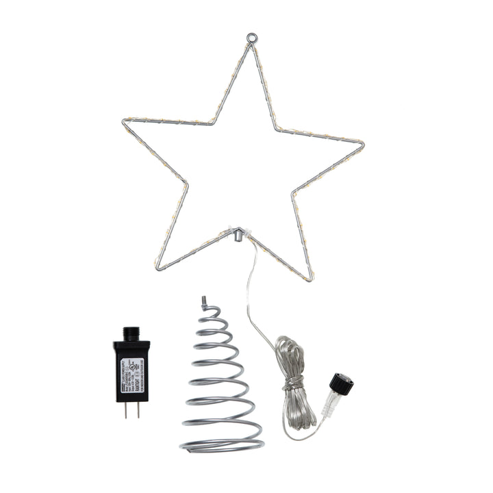 Kurt Adler 13-Inch Metal Lighted LED Star Treetop