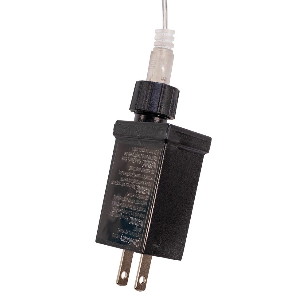 Kurt Adler 120-Light Teal Fuzzy Multi Strand LED Set