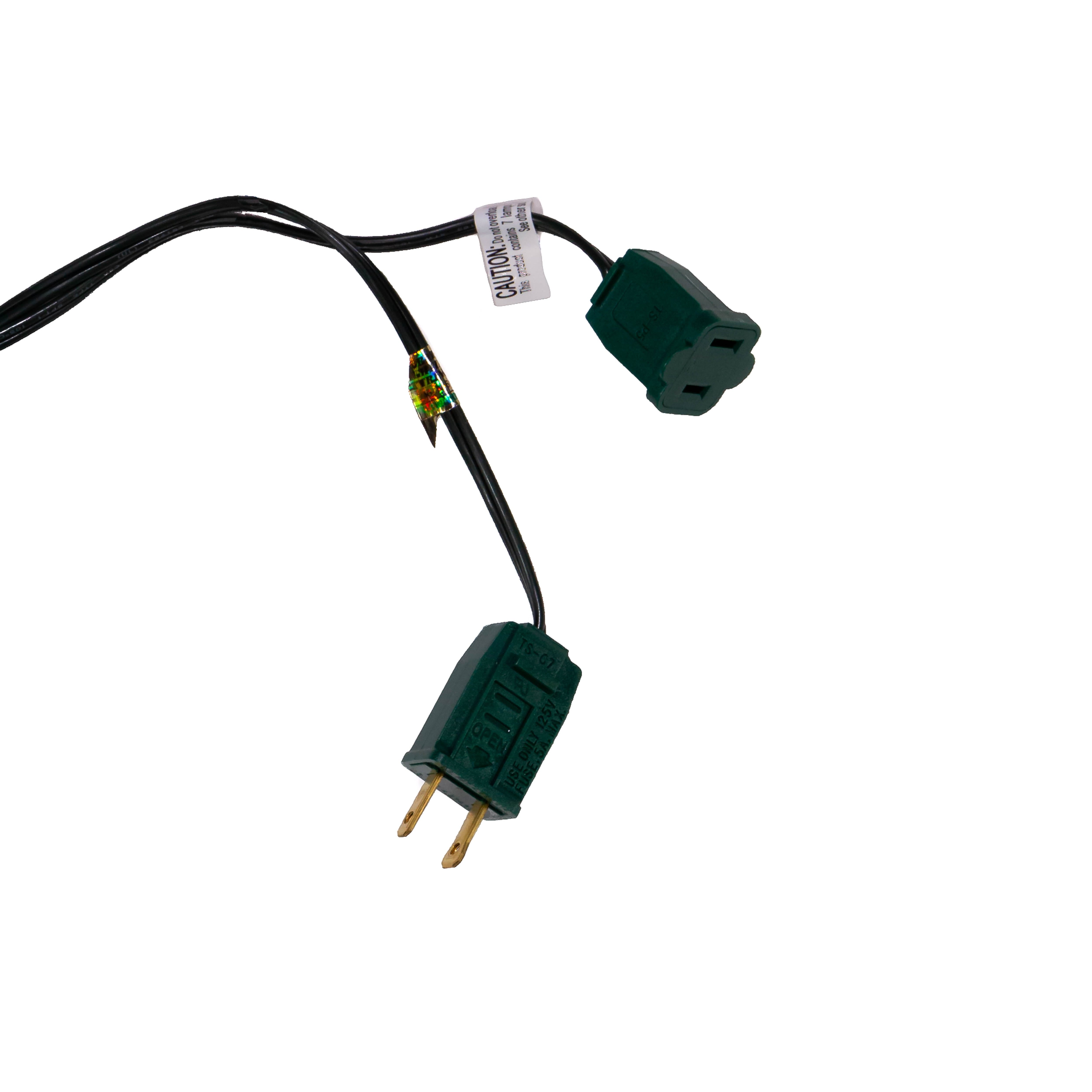 Kurt Adler 7-Light Multi-Color Bubble Light Set 