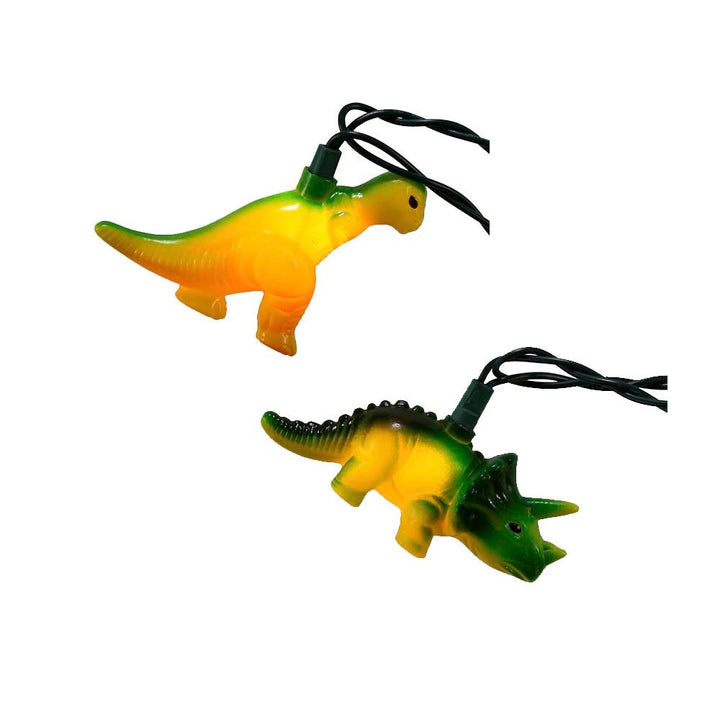 Kurt Adler UL 10-Light T-Rex and Styracosaurus Light Set