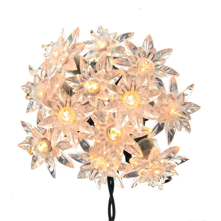 Kurt Adler UL 20-Light Clear Flower Light Set