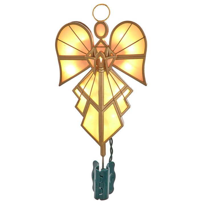 Kurt Adler UL 16-Light Gold Angel Tree Topper