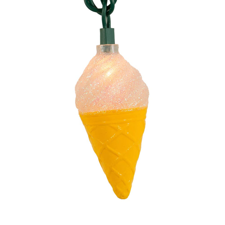 Kurt Adler UL 10-Light Ice Cream Cone Light Set